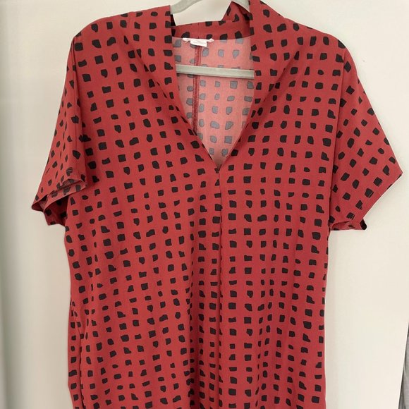 INGRID & ISABEL Everywhere Abstract Print Maternity Tunic Dress Size M 8/10 - Picture 7 of 7